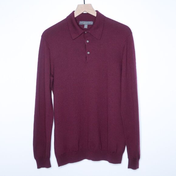 Men's Warehouse Modern Fit Sweater Size LT Large Tall Purple Merino Wool - Picture 1 of 8